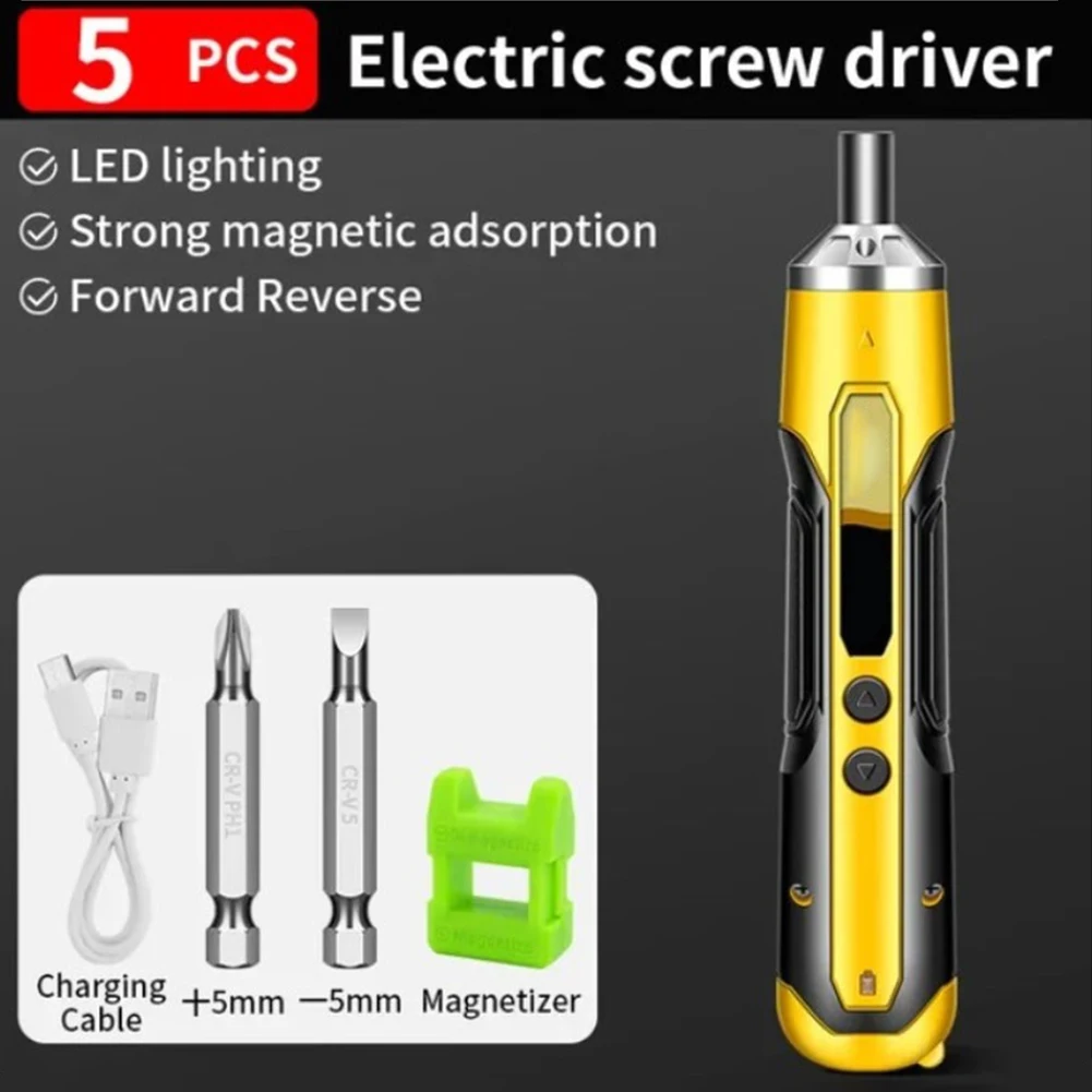 Combination Cordless Screwdriver Magnetizer Drill Bit Electric Screwdriver Household Micro USB Charging Mini Drill
Combination Cordless Screwdriver Magnetizer Drill Bit Electric Screwdriver Household Micro USB Charging Mini Drill