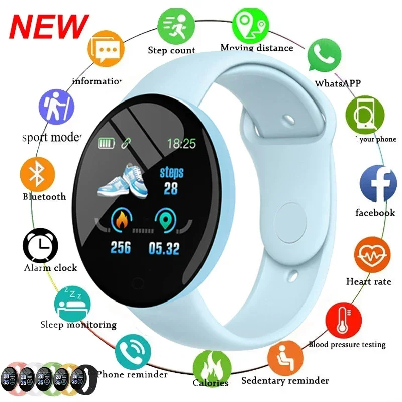 

relógio Smart Watch Heart Rate Blood Pressure Fitness Tracker Kids Watches Men Women Wristband Sport Smartwatch for Android IOS