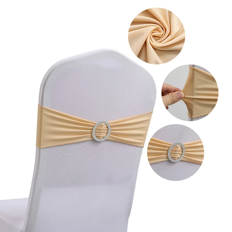 50PCS Elastic Chair Knot Wedding Decoration Buckle Sashes Back Cover Hotel Home Seat Elegant Modern Ribbon Decors
50PCS Elastic Chair Knot Wedding Decoration Buckle Sashes Back Cover Hotel Home Seat Elegant Modern Ribbon Decors