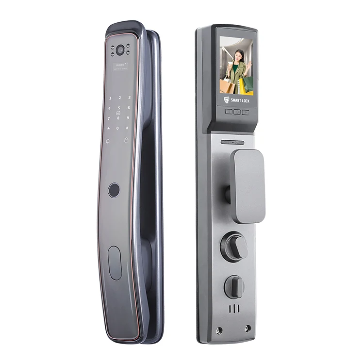New Design Wholesale Price High Security Fingerprint Digital Wifi Smart Door Lock Connected Camera Monitor Send Photo To Mobile
New Design Wholesale Price High Security Fingerprint Digital Wifi Smart Door Lock Connected Camera Monitor Send Photo To Mobile