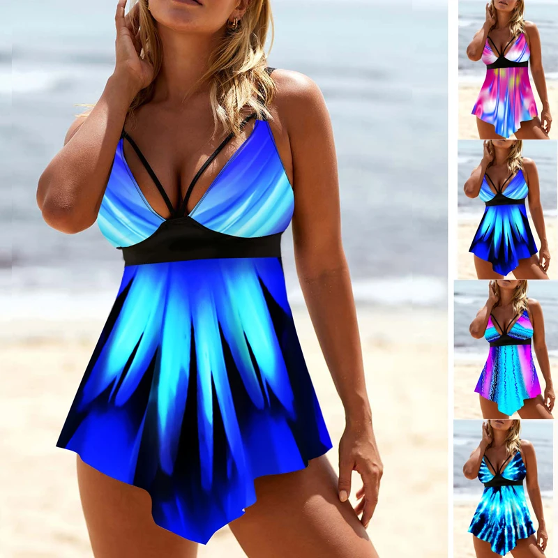 2023 New Summer Women's Regular Tankini Beach Set Monokini Swimwear Swimwear Two Piece Swimwear Fashion Print Tankin
2023 New Summer Women's Regular Tankini Beach Set Monokini Swimwear Swimwear Two Piece Swimwear Fashion Print Tankin