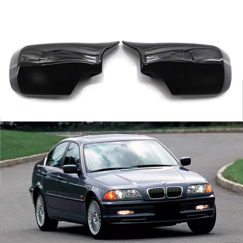 

Rearview Mirror Cover Caps Carbon Fiber / Black For BMW E46 E39 4door 325i 330i 525i 530i 540i 1998 1999 2000 2001 2002-2005
