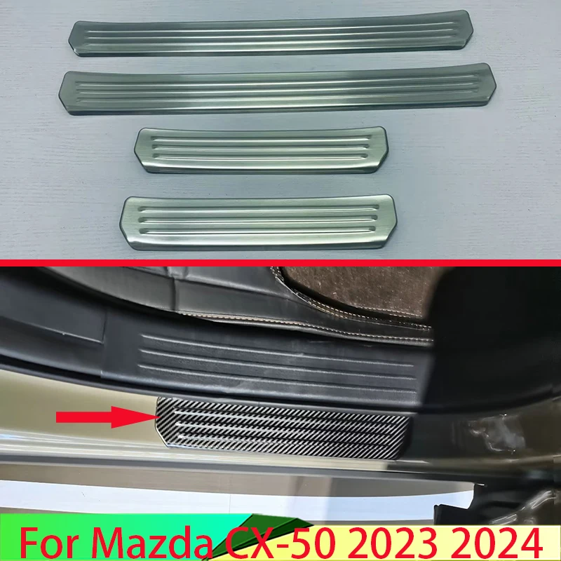 Для Mazda CX-50 2023 2024 автомобильные аксессуары из нержавеющей стали внешняя панель порога защитная накладка
Для Mazda CX-50 2023 2024 автомобильные аксессуары из нержавеющей стали внешняя панель порога защитная накладка