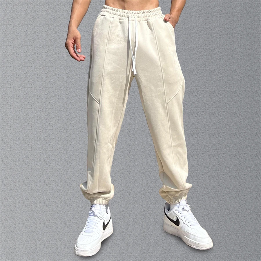 

Joggers Sweatpants Men Casual Pants Solid Color Gym Fitness Workout Sportswear Trousers Autumn Winter Male Crossfit Trackpants