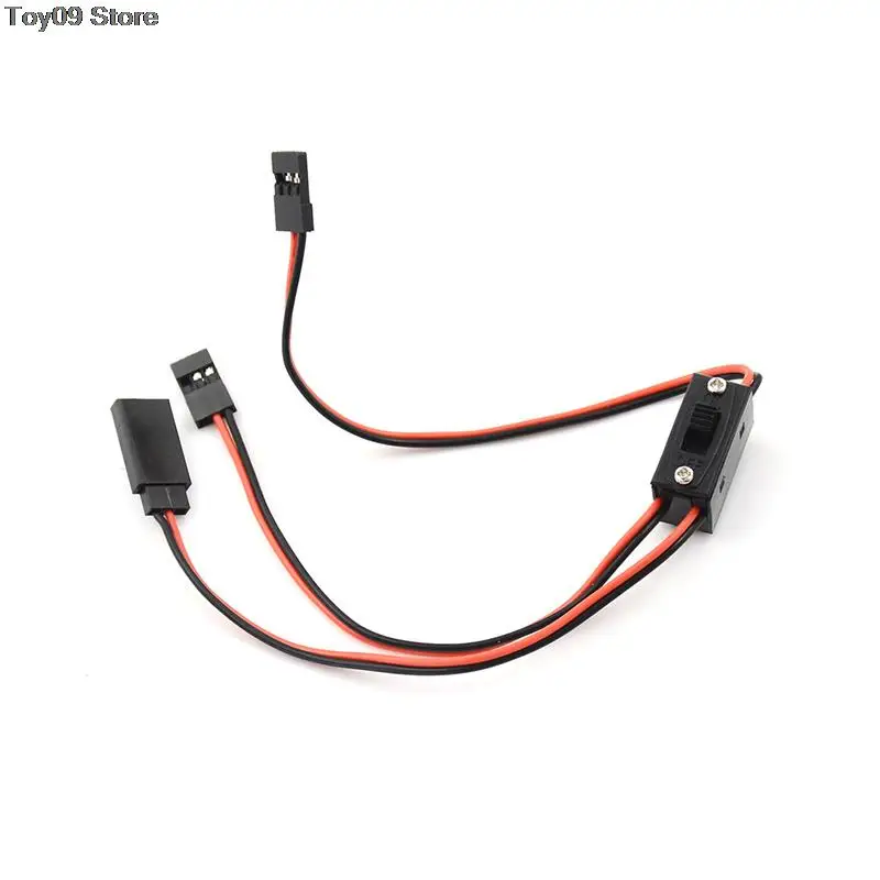 

1 Piece Control Receiver Power Switch Three Interfaces RC Switch Receiver Battery On/Off With JR Lead Connectors And Charge Lead