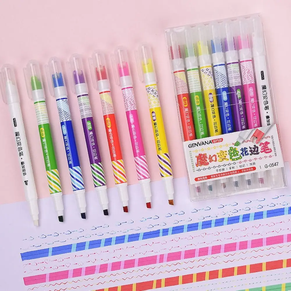 

Разноцветная граффити-ручка, маркер, ручка-учетная запись, самодельная роспись, контурный маркер, маркер-ручка, изогнутая ручка, ручка с двумя линиями