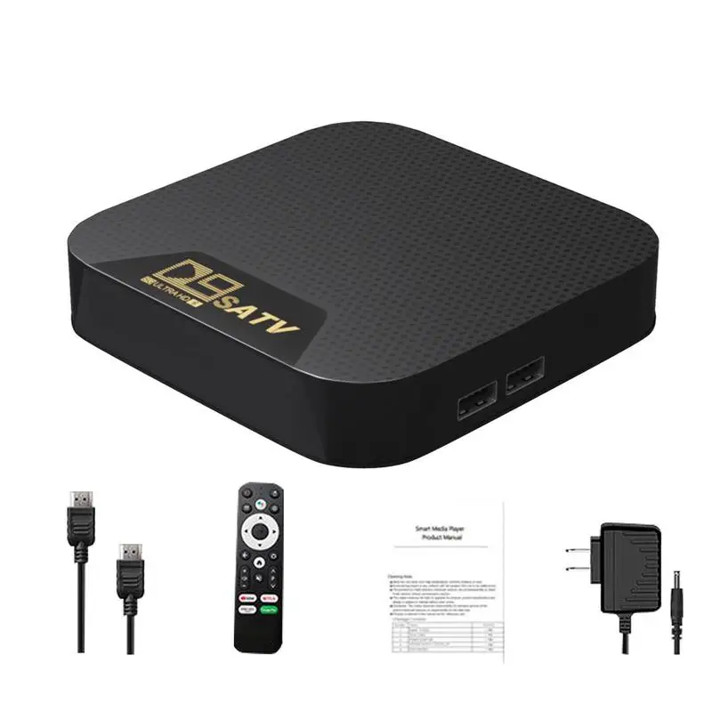 

Smart TV Box 4K Quad-core ARM Cortex-A53 2GB RAM 8GB ROM 2+8 Network Play Video 4K Dual Wifi Voice 2.4G 5.0G Player Set Top Box