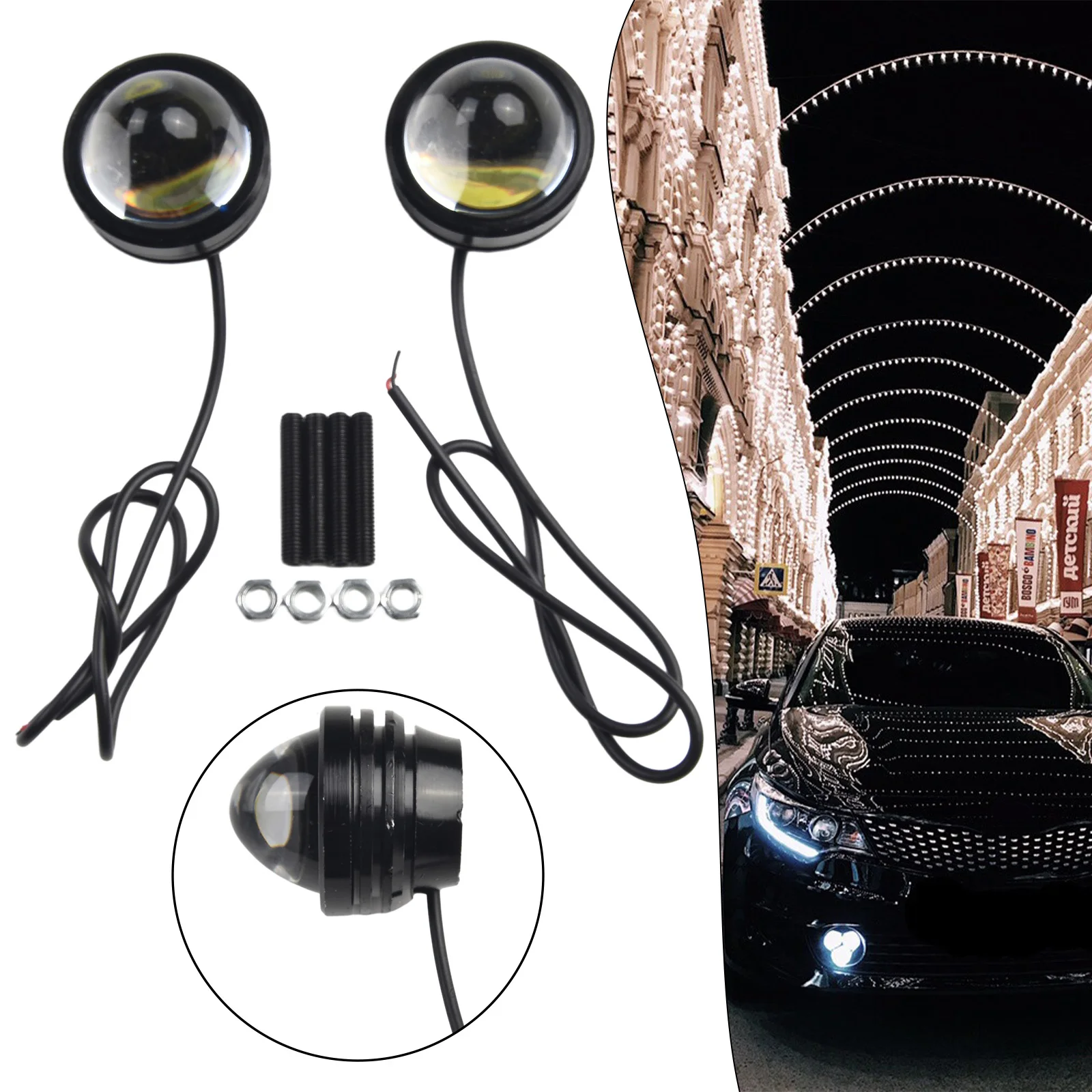 Useful High Quality Replacement Durable New Fog Light Daytime Light Universal 1 Pair 12V-24V Anti-fog High Power
Useful High Quality Replacement Durable New Fog Light Daytime Light Universal 1 Pair 12V-24V Anti-fog High Power