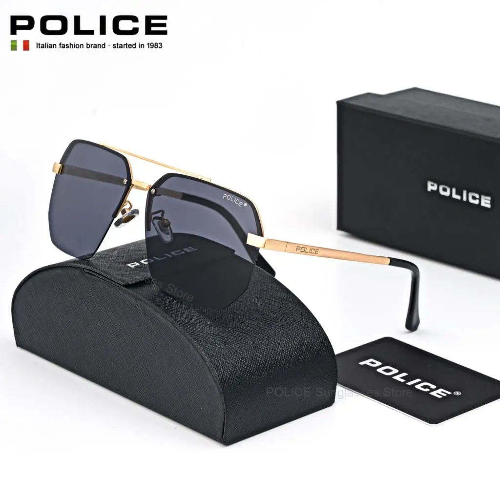 POLICE Luxury Brand Sunglasses Fashion trend Men Polarized UV400 Brand Design Eyewear Male Anti-glare Driving Glasses
POLICE Luxury Brand Sunglasses Fashion trend Men Polarized UV400 Brand Design Eyewear Male Anti-glare Driving Glasses