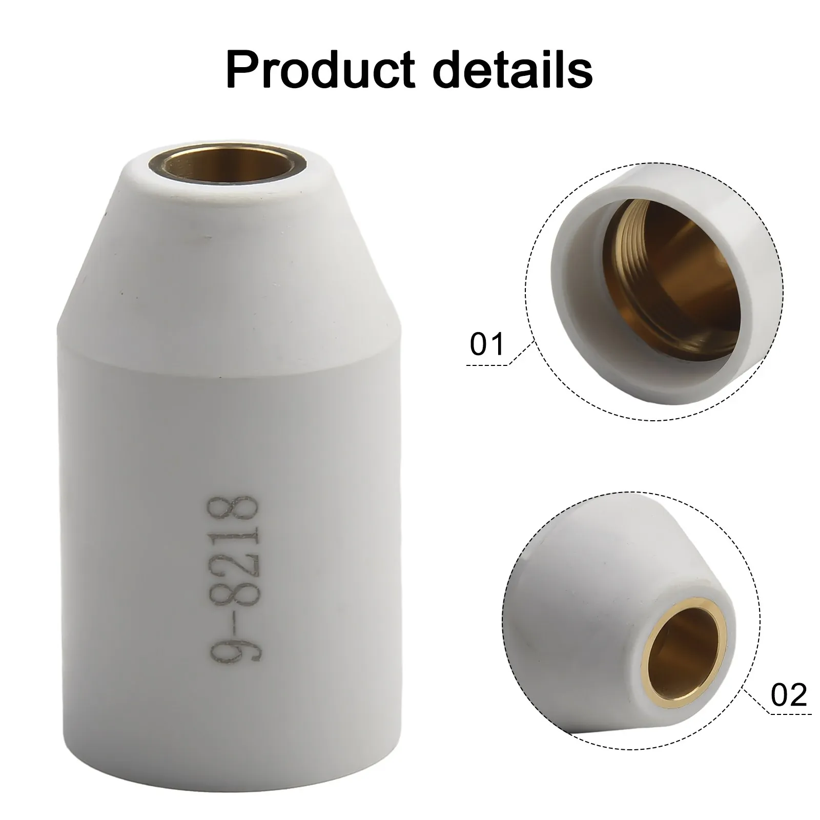 Cutting Torch Shielding Cup 2pcs WS 9 8218 9 8251 Plasma Torch Shield Cup Standoff Compatible with For SL60 SL100
Cutting Torch Shielding Cup 2pcs WS 9 8218 9 8251 Plasma Torch Shield Cup Standoff Compatible with For SL60 SL100