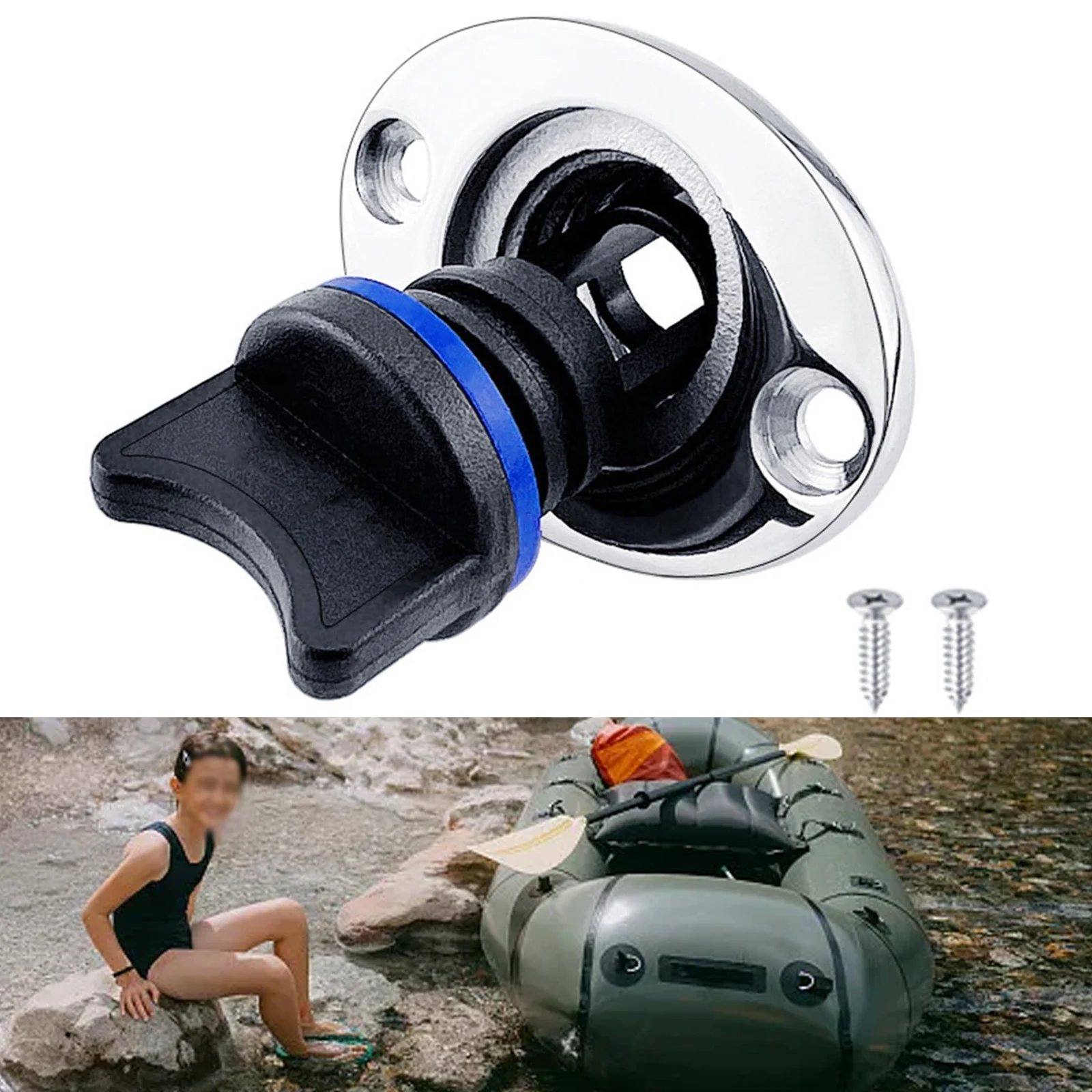 Kayak Drain Plug Kit Keep Your Marine Vessel Dry and Safe with this Nylon and Stainless Steel Drainage Plug Kit
Kayak Drain Plug Kit Keep Your Marine Vessel Dry and Safe with this Nylon and Stainless Steel Drainage Plug Kit