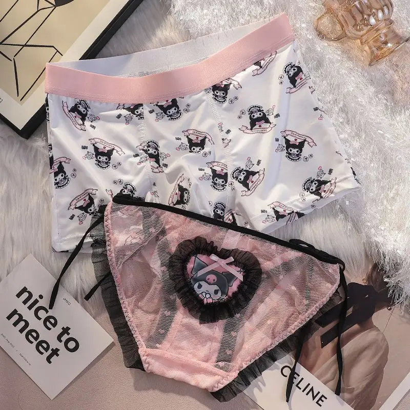 Sanrio Kawaii Kuromi Couple Underwear My Melody Cinnamoroll Anime Cute Cartoon 2 Pairs Couple Underwear Decorate Girl Gift
Sanrio Kawaii Kuromi Couple Underwear My Melody Cinnamoroll Anime Cute Cartoon 2 Pairs Couple Underwear Decorate Girl Gift