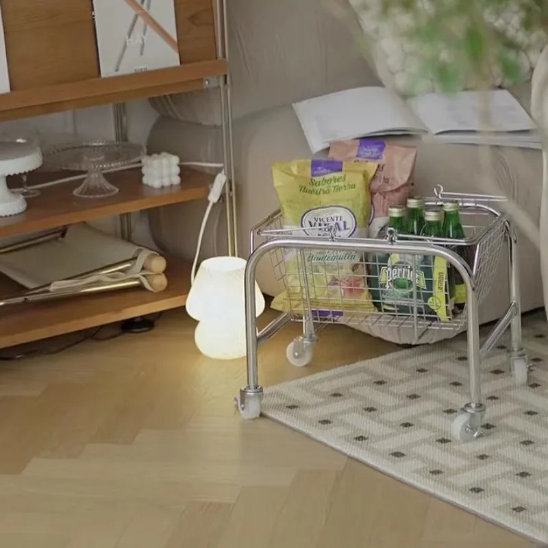 Snack storage basket Mobile trolley storage rack Handle shopping basket Home dormitory Handle Basket Dormitory
Snack storage basket Mobile trolley storage rack Handle shopping basket Home dormitory Handle Basket Dormitory
