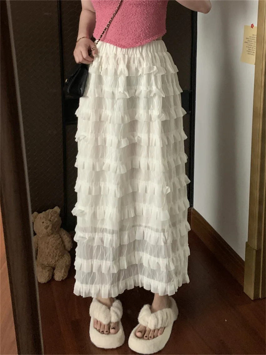 Alien Kitty Chiffon OL Cake Skirts Women High Waist Princess Sweet Office Lady Mujer 2023 Summer Chic Elegant Fashion New Slim
Alien Kitty Chiffon OL Cake Skirts Women High Waist Princess Sweet Office Lady Mujer 2023 Summer Chic Elegant Fashion New Slim