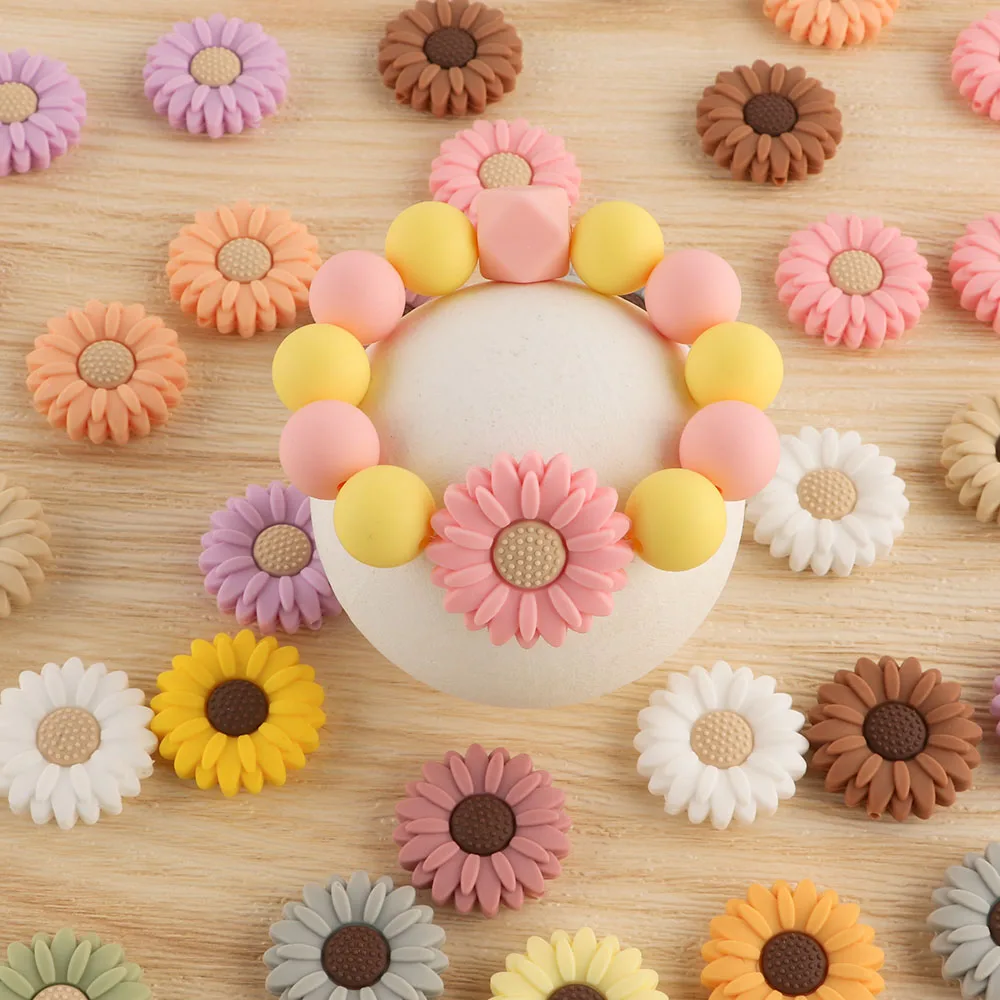 Baby Silicone Beads 50/100/200pcs Mini Flowers Teething Beads For Jewelry Making Bulk DIY Pacifier Chain Jewelry Accessories
Baby Silicone Beads 50/100/200pcs Mini Flowers Teething Beads For Jewelry Making Bulk DIY Pacifier Chain Jewelry Accessories