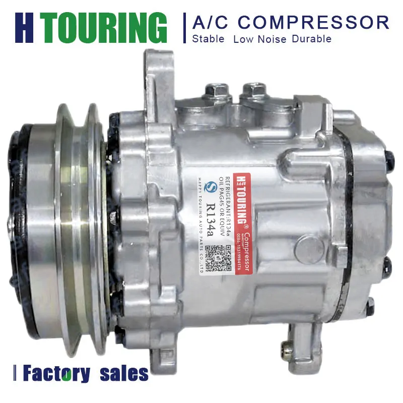 

AC Compressor for John Deere Komatsu Hitachi Excavators KHR3536 SD7B10 4615804 22L-979-2200 22L-979-2211 029671293 22L-9792211