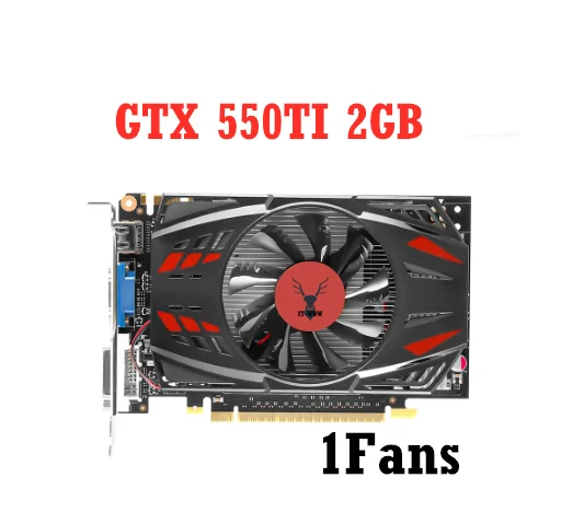 

GTX 550 Ti 2GB Graphics Card GDDR5 128BIT Video Card For NVIDIA GeForce GTX 550TI 2 GB PCIE PCI-E2.0 X16 HD DVI-I VGA Cards GPU
