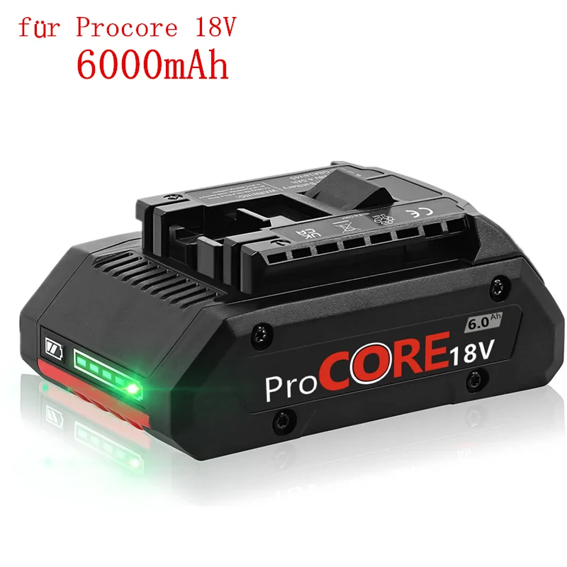 Improved 18V 6000mAh Li-Ion Battery for Procore 1600A016GB for Bosch 18Volt MaxCordlessPower Tool Drill Bit 21700 Cells Built-in
Improved 18V 6000mAh Li-Ion Battery for Procore 1600A016GB for Bosch 18Volt MaxCordlessPower Tool Drill Bit 21700 Cells Built-in