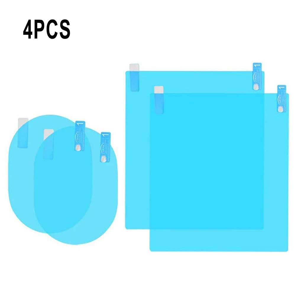 4Pcs Car Rearview Mirror Rainproof Film Multifunctional Side Waterproof Anti-Fog Sticker Protective Films Fit Bathroom Mirrors
4Pcs Car Rearview Mirror Rainproof Film Multifunctional Side Waterproof Anti-Fog Sticker Protective Films Fit Bathroom Mirrors