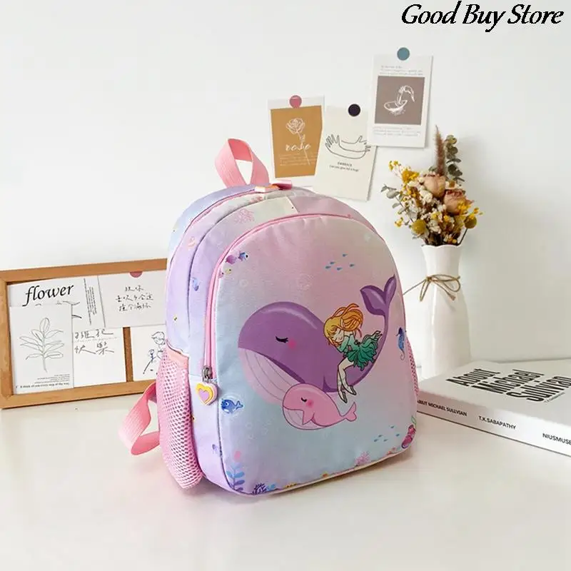

Unicorn Cat Dolphin Pattern Backpack Kindergarten School Bag Children Large Capacity Backpacks Kids Cartoon Shoulder Purse
