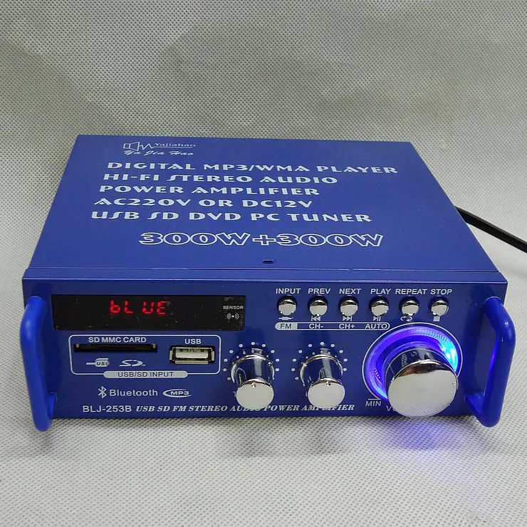 mini AC220V DC12V Bluetooth USB remote control car desktop power amplifier with FM radio player 40W+40W
mini AC220V DC12V Bluetooth USB remote control car desktop power amplifier with FM radio player 40W+40W