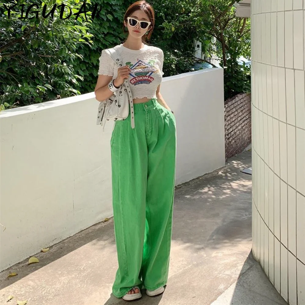 spring 2023 womens high waist green Women's Wide leg jeans baggy woman denim capris straight Pants jean woman mom jeans trousers
spring 2023 womens high waist green Women's Wide leg jeans baggy woman denim capris straight Pants jean woman mom jeans trousers