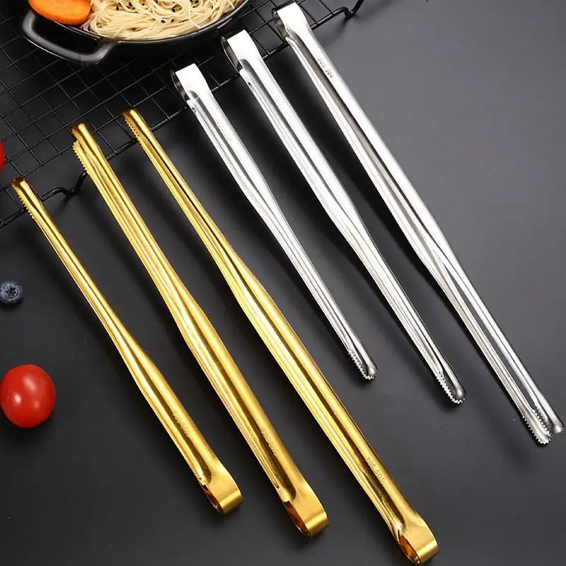 

BBQ Grilling Tong Heat-Resistant Food Tongs Multipurpose Extended Steak Clip Grill Tongs Cooking Utensils For BBQ Baking