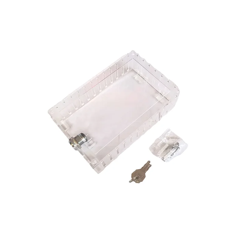 

Transparent Waterproof Box Universal Thermostat Lock Box with Key for Wall Thermostat