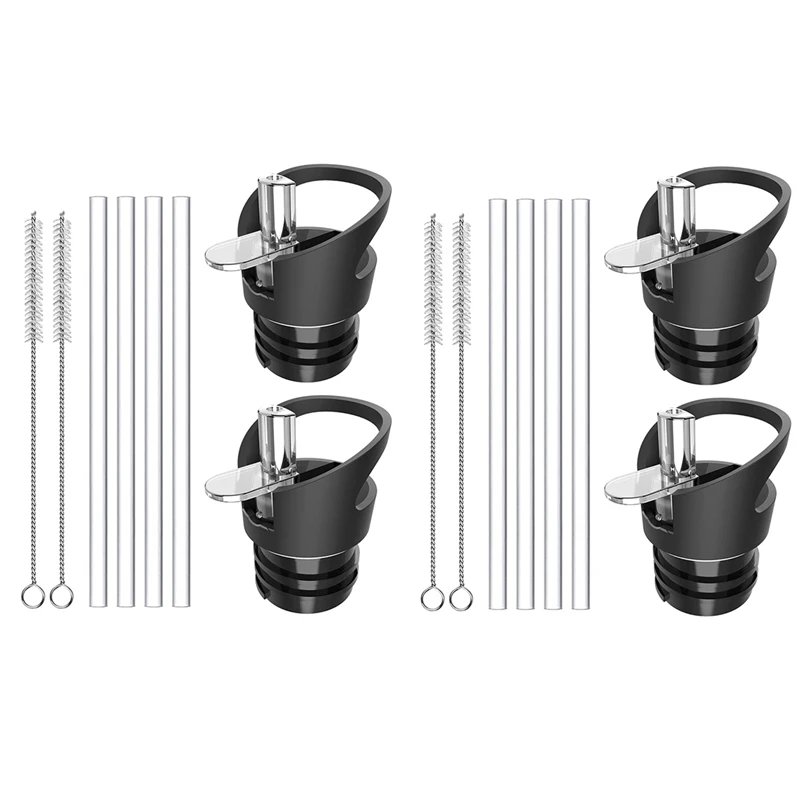 2X Kettle Straw Cap Standard Mouth For Hydro Flat Kettle Straw Cap With Straw And Brush For Most Sports Water Bottles
2X Kettle Straw Cap Standard Mouth For Hydro Flat Kettle Straw Cap With Straw And Brush For Most Sports Water Bottles