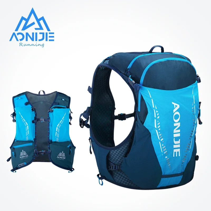 

AONIJIE C9103S Ultra Vest 10L Hydration Backpack Pack Bag with 2pcs 500ml Soft Water Flask Hiking Trail Running Marathon Race