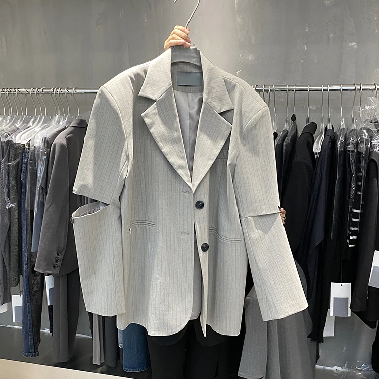 SuperAen Autumn 2023 New Casual Suit Jacket Women Korean Design Striped Suit Jacket Coat
SuperAen Autumn 2023 New Casual Suit Jacket Women Korean Design Striped Suit Jacket Coat