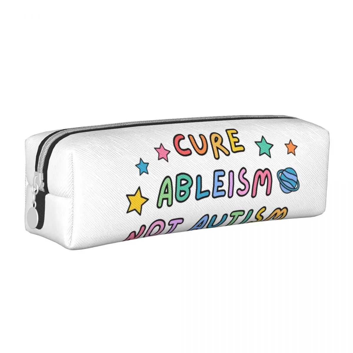 Cure Ableism Not Autism Pencil Cases New Pen Bags Girl Boy Big Capacity Office Gift Pencil Box
Cure Ableism Not Autism Pencil Cases New Pen Bags Girl Boy Big Capacity Office Gift Pencil Box