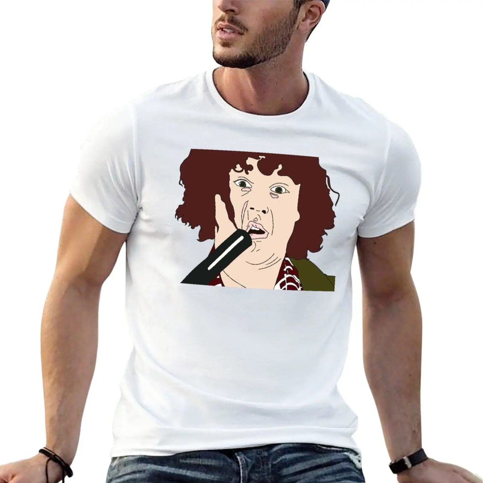 

New Jonathan Creek - Hoover Face T-Shirt man clothes T-shirt for a boy summer clothes mens graphic t-shirts anime
