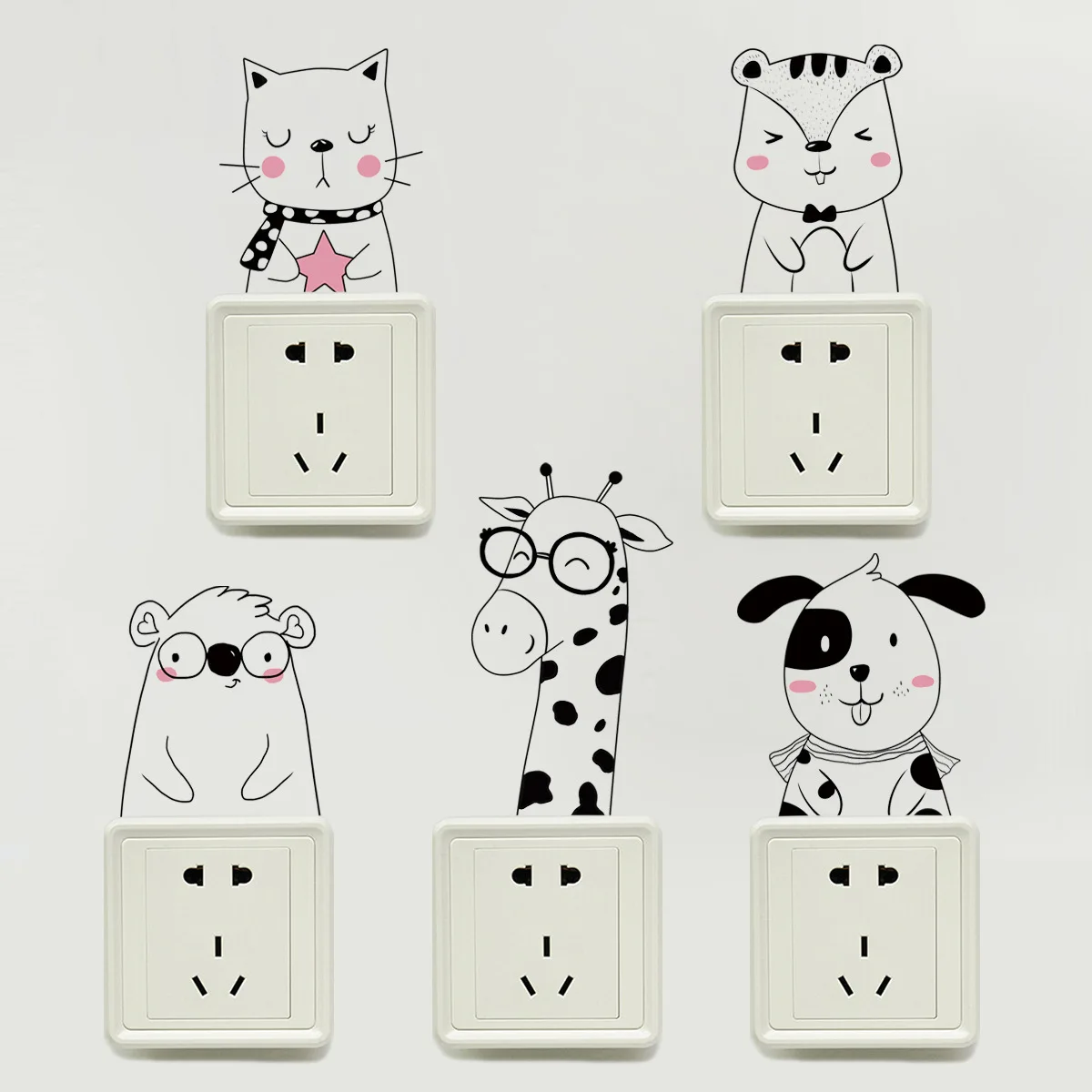 New Style Multiple Creative Stickers Light Switch Wall stickers For DIY Home Decoration Cartoon Wall Decals PVC Mural Art
New Style Multiple Creative Stickers Light Switch Wall stickers For DIY Home Decoration Cartoon Wall Decals PVC Mural Art