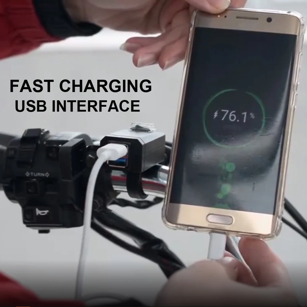 Universal QC3.0 USB Motorcycle Charger Waterproof Dual USB Quick Change 12V Power Supply Adapter for iphone Samsung Huawei
Universal QC3.0 USB Motorcycle Charger Waterproof Dual USB Quick Change 12V Power Supply Adapter for iphone Samsung Huawei