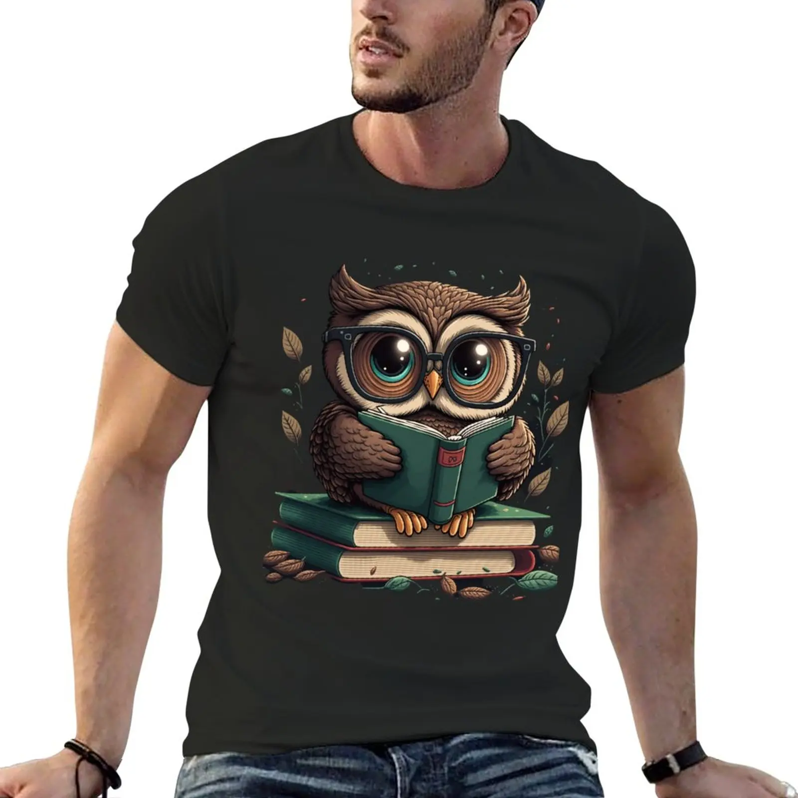 

New Owlways Reading - Spread the Love of Learning! T-Shirt anime boys white t shirts mens t shirt graphic