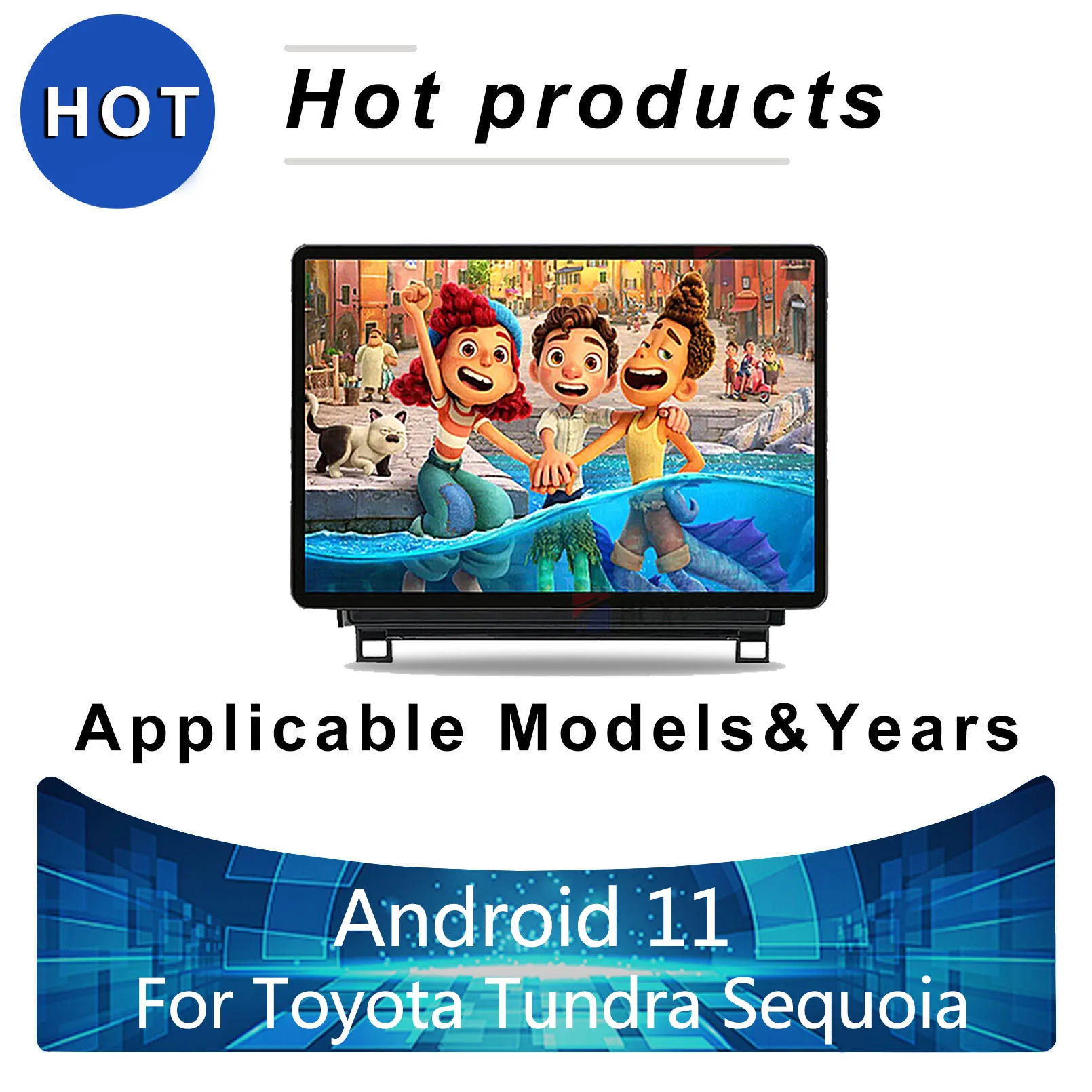 2K 12.9" Android 11 Radio For Toyota Tundra Sequoia 2013-2019 Car Stereo GPS Navi
2K 12.9" Android 11 Radio For Toyota Tundra Sequoia 2013-2019 Car Stereo GPS Navi