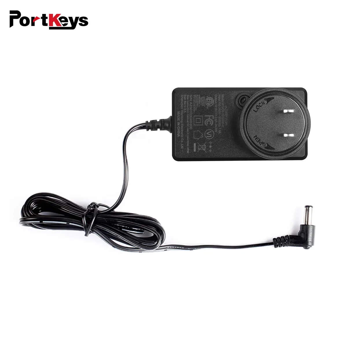 PortKeys 12V-2A-адаптер питания постоянного тока с американским стандартным авиационным разъемом для PT5/PT5 II/PT6 12V2000MA
PortKeys 12V-2A-адаптер питания постоянного тока с американским стандартным авиационным разъемом для PT5/PT5 II/PT6 12V2000MA