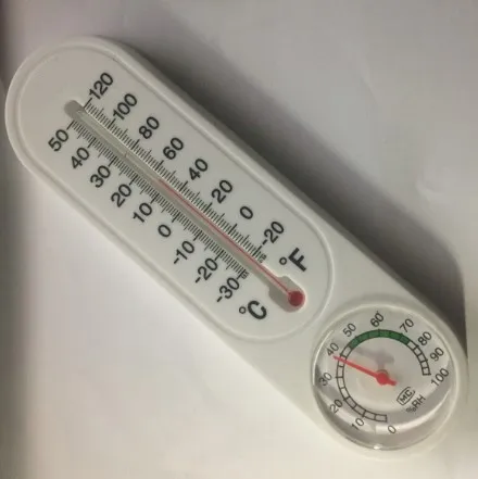 

Physical thermometer household temperature and humidity meter indoor and outdoor dry and wet thermometer greenhouse wall
