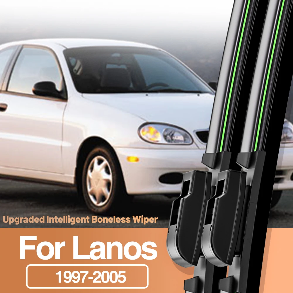 

2pcs For Daewoo Lanos 1997-2005 Front Windshield Wiper Blades Windscreen Window Accessories 1998 1999 2000 2001 2002 2003 2004