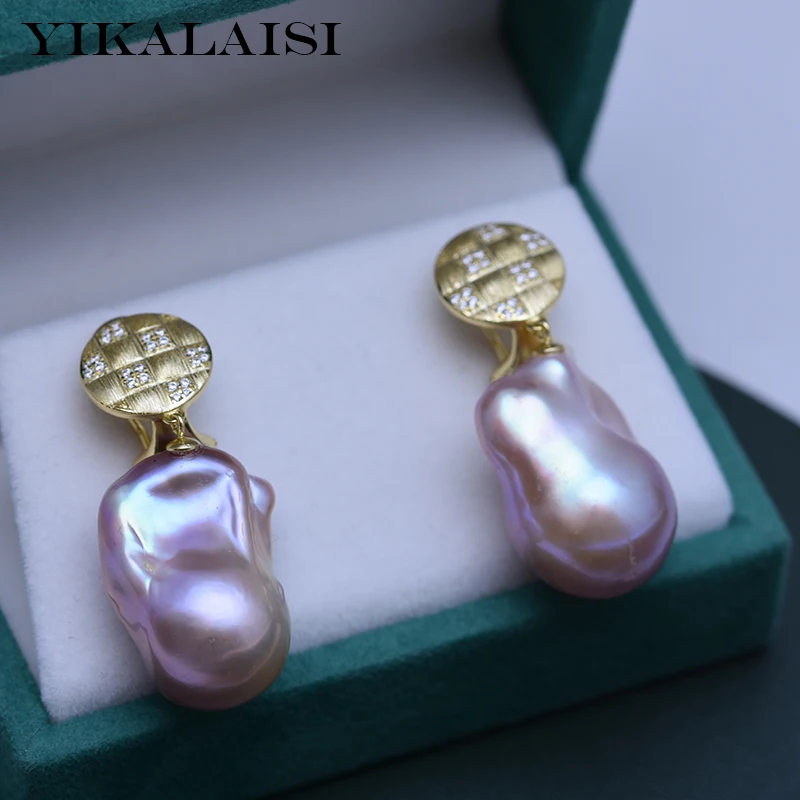 YIKALAISI 925 Sterling Silver Earrings Jewelry For Women Natural Baroque Freshwater Pearl Earrings 2022 New Wholesales
YIKALAISI 925 Sterling Silver Earrings Jewelry For Women Natural Baroque Freshwater Pearl Earrings 2022 New Wholesales
