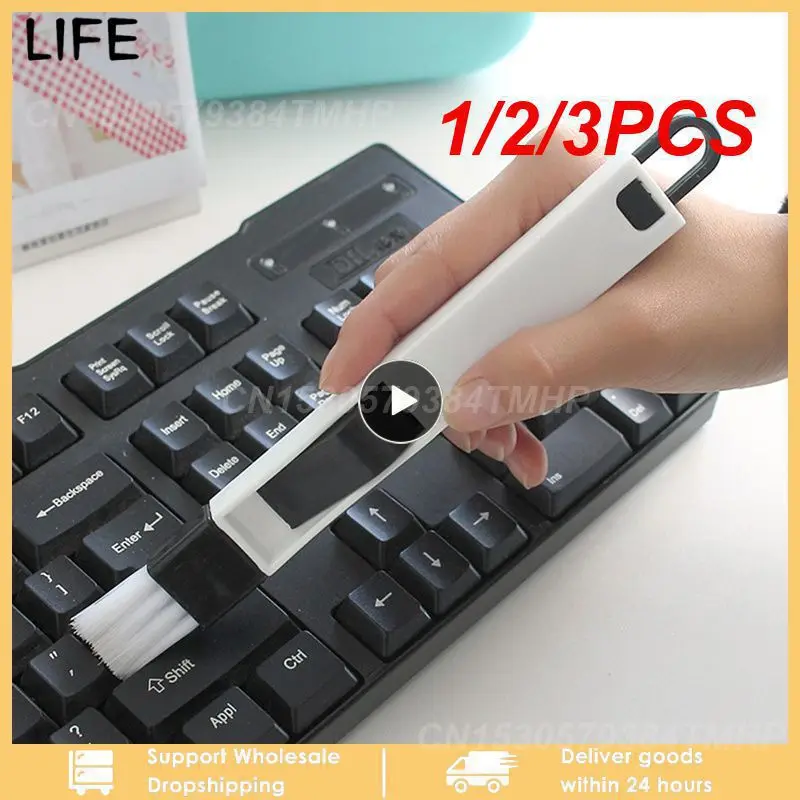 

1/2/3PCS Multifunction Window Computer Groove Cleaning Brush Door Keyboard Gap Cleaning Tool Household Cleaning Supplies Slot