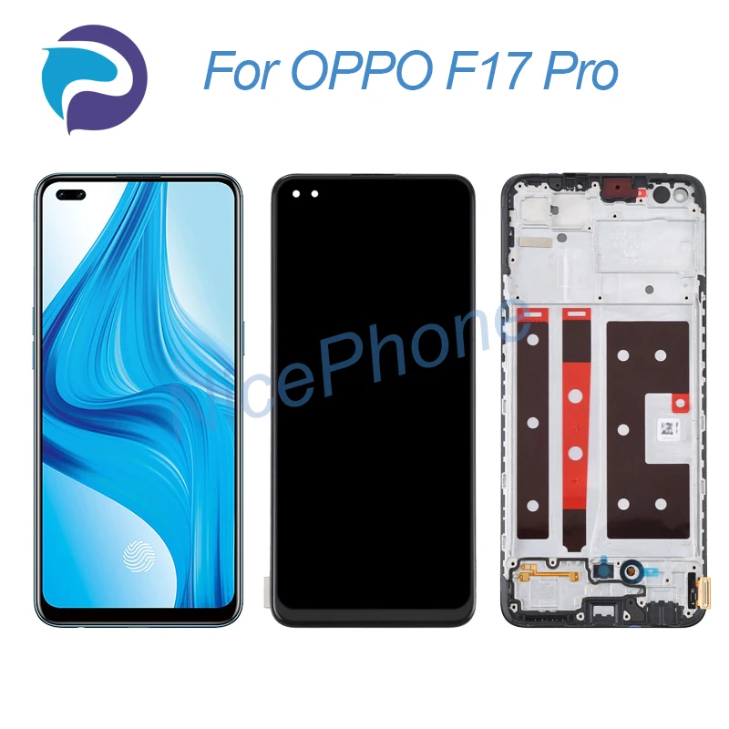 

For OPPO F17 Pro LCD Screen + Touch Digitizer Display 2400*1080 CPH2119 F17 Pro LCD Screen Display