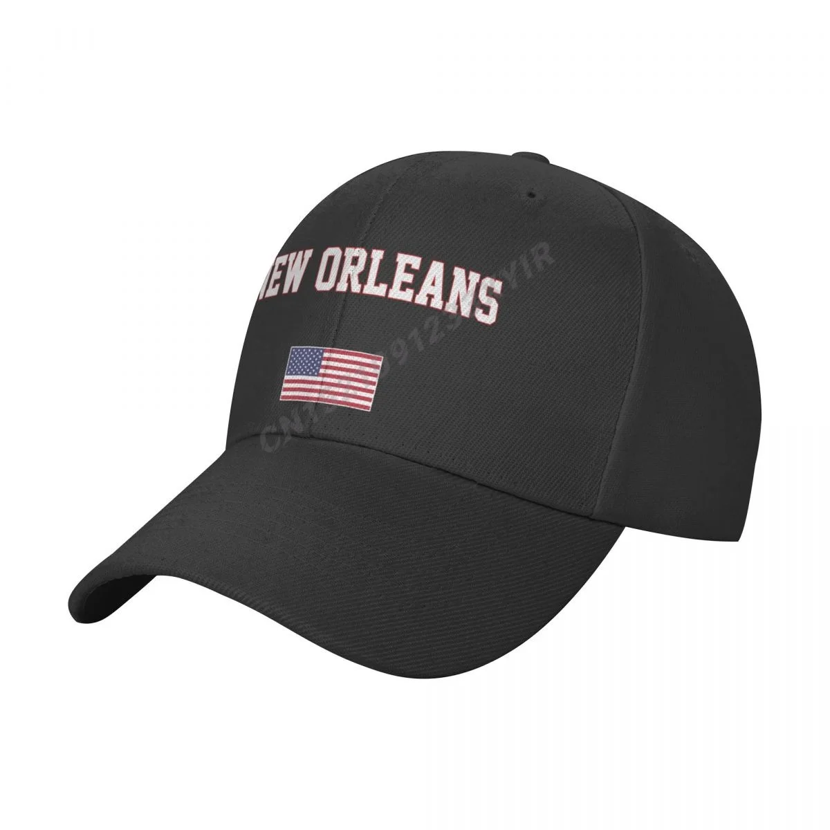 

Baseball Cap New Orleans America Flag USA United States City Wild Sun Shade Peaked Adjustable Outdoor Caps