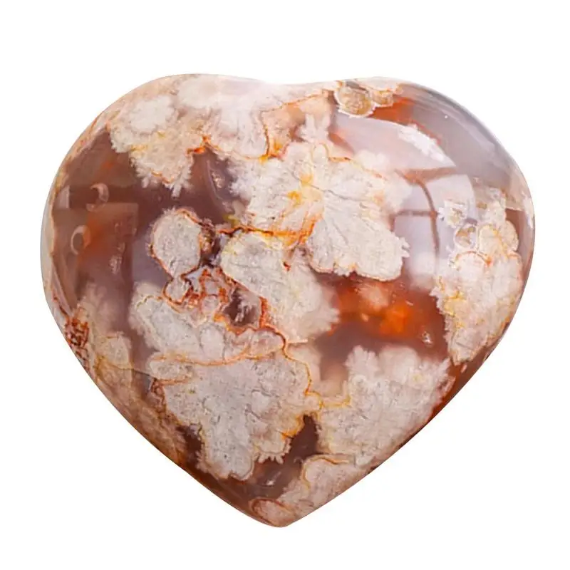 Natural Cherry Blossoms Agate Crystal Gemstone Mineral Love Heart-Shaped Crafts Home Decoration Palm Stone DIY Gift Dropshipping
Natural Cherry Blossoms Agate Crystal Gemstone Mineral Love Heart-Shaped Crafts Home Decoration Palm Stone DIY Gift Dropshipping