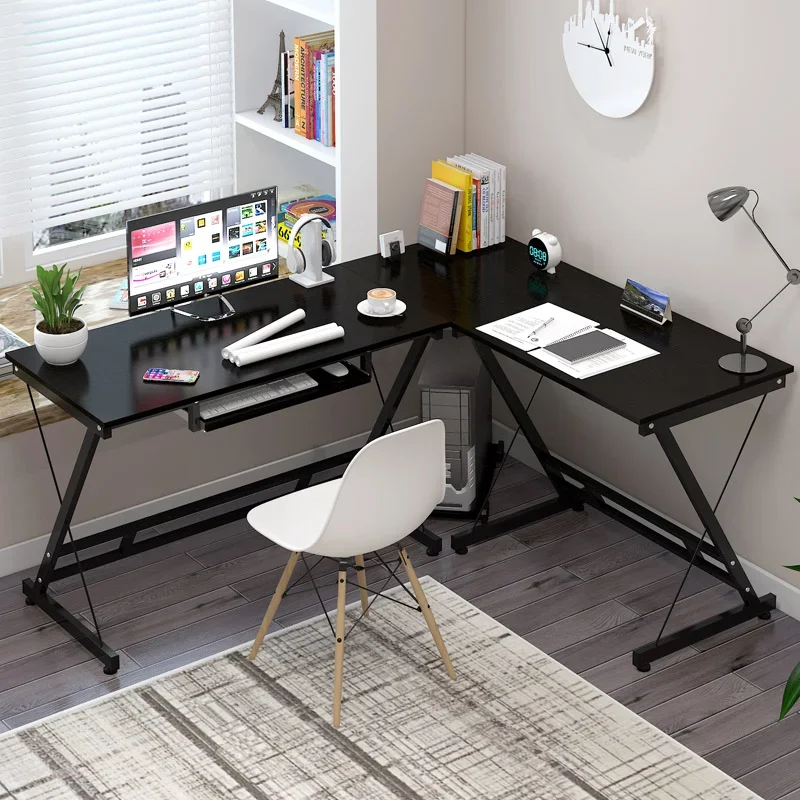

Простые студенческие офисные столы, письменный стол для спальни, письменный стол, офисные столы, полка, игровое бюро, мебель для дома QF50OD