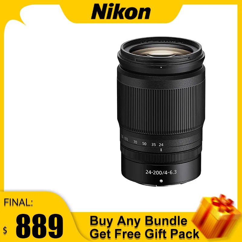 

Nikon Z 24-200mm S Full Frame Large Aperture Standard Portable Zoom Mirrorless Digital Camera Lens for Z50 Z5 Z6 Z7 NIKKOR