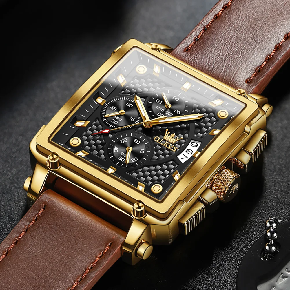 TAXAU New Men’s Casual Watch Luxury Top Brand Gold Square Quartz Clock Stainless Steel Chronograph Waterproof Male Trend Watches
TAXAU New Men’s Casual Watch Luxury Top Brand Gold Square Quartz Clock Stainless Steel Chronograph Waterproof Male Trend Watches