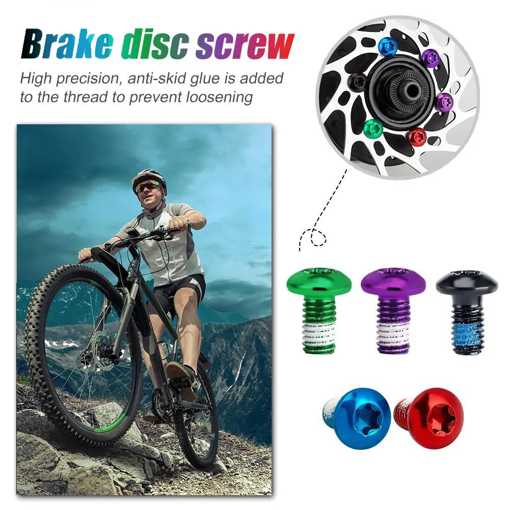 Bicycle Disk Brake Rotor Bolts Tainless Steel Cycling Accessories Bike M5x9 Brakes Disc Screws Disk Brake Rotor Bolts
Bicycle Disk Brake Rotor Bolts Tainless Steel Cycling Accessories Bike M5x9 Brakes Disc Screws Disk Brake Rotor Bolts