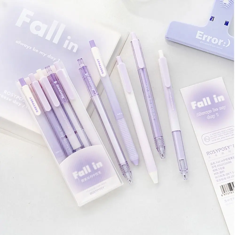 0.5mm Blush Design Gel Pens Set Korean Writing Smoothly Black Ink Press Neutral Gel Pen Quick-Drying Ballpoint Pen Office
0.5mm Blush Design Gel Pens Set Korean Writing Smoothly Black Ink Press Neutral Gel Pen Quick-Drying Ballpoint Pen Office
